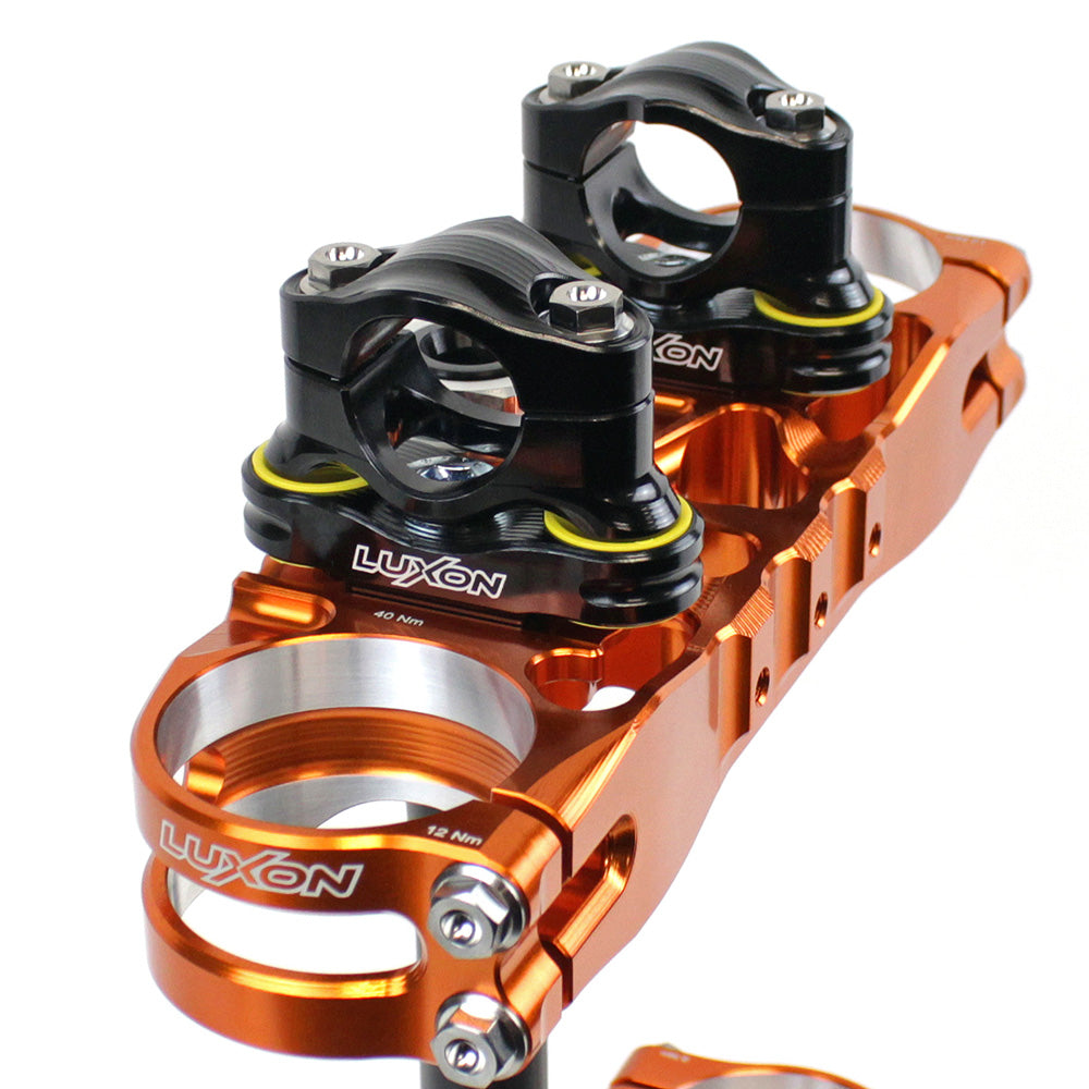 LUXON 4-POST RUBBER ISOLATED  1 1/8" BAR MOUNTS (FOR LUXON GEN3 TRIPLE CLAMPS & XTRIG CLAMPS)