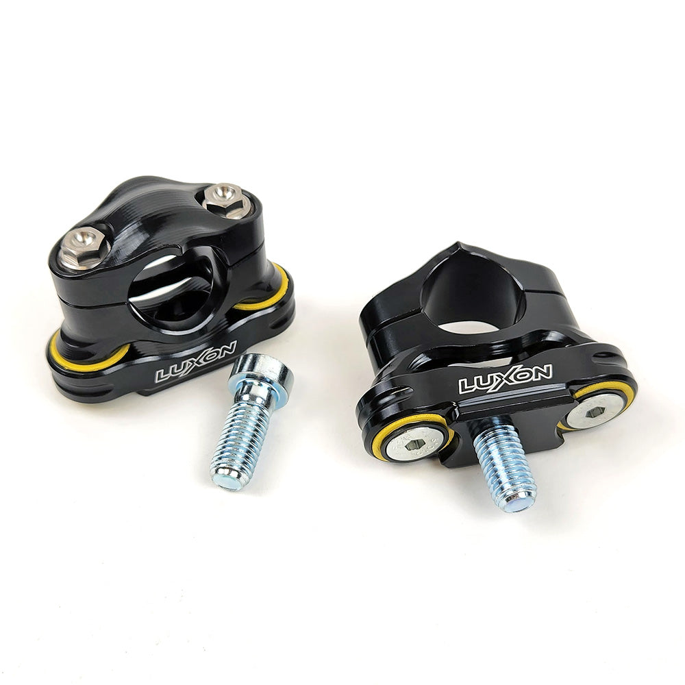 LUXON 4-POST RUBBER ISOLATED  1 1/8" BAR MOUNTS (FOR LUXON GEN3 TRIPLE CLAMPS & XTRIG CLAMPS)