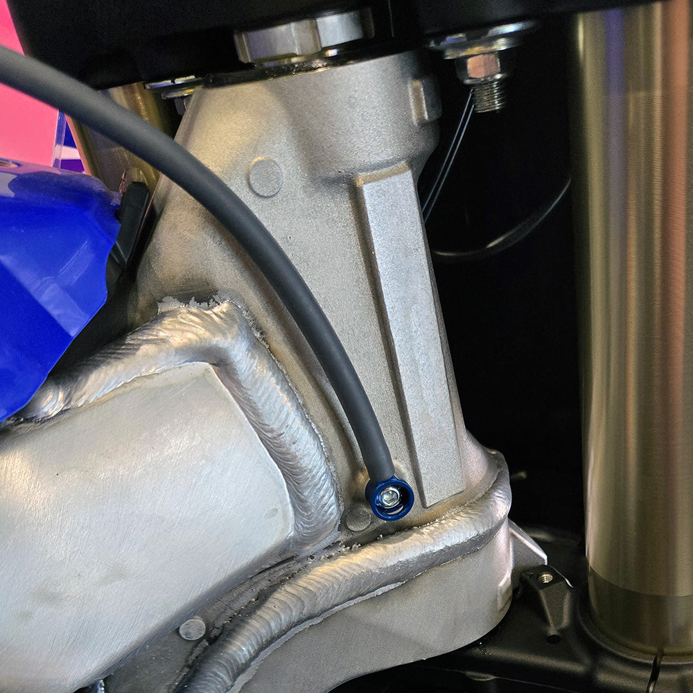 LUXON YAMAHA YZ450F 23-25 YZ250F 24-25 BLACK FUEL VENT BRACKET