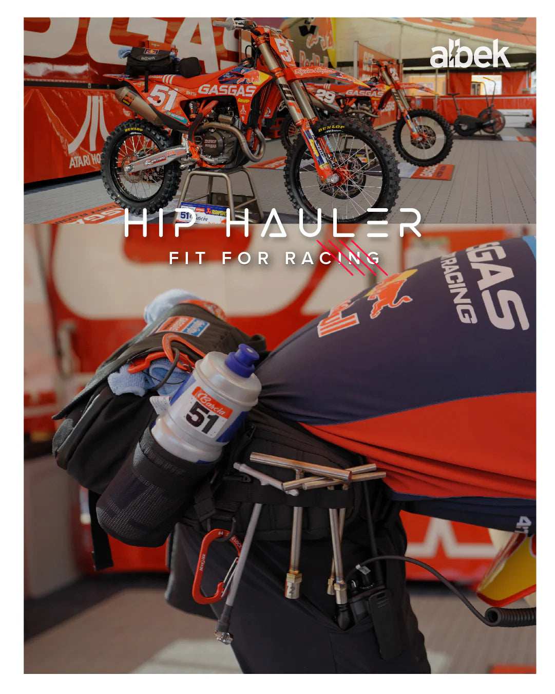 ALBEK HIP HAULER BLACK HIP PACK