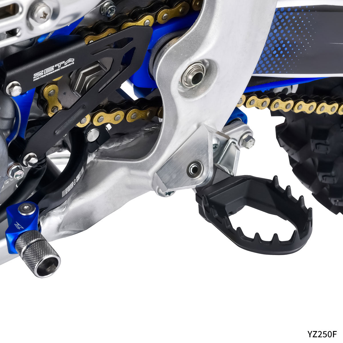 ZETA MAX ULTRAWIDE FOOTPEGS YAMAHA YZ450F 23-25 YZ250F/WR450F/YZ450FX 24-25 WR250F/YZ250FX 2025